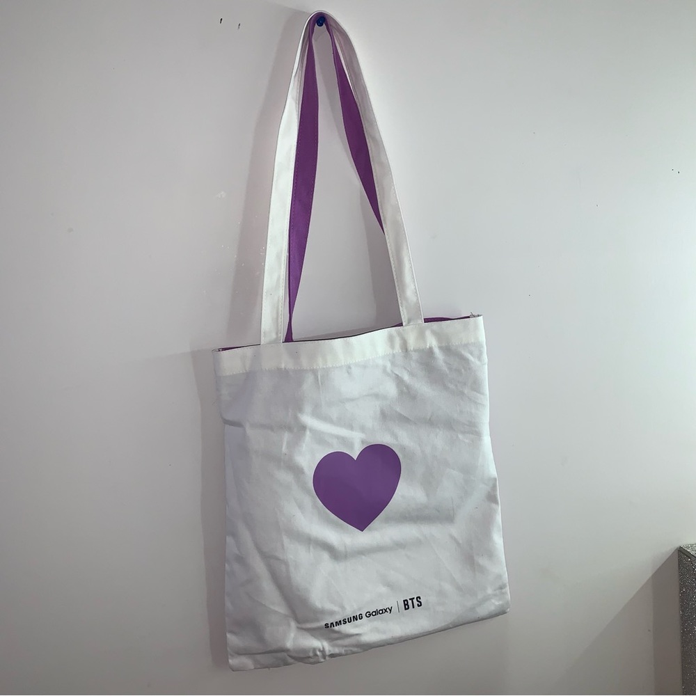 BTS Samsung collab tote bag